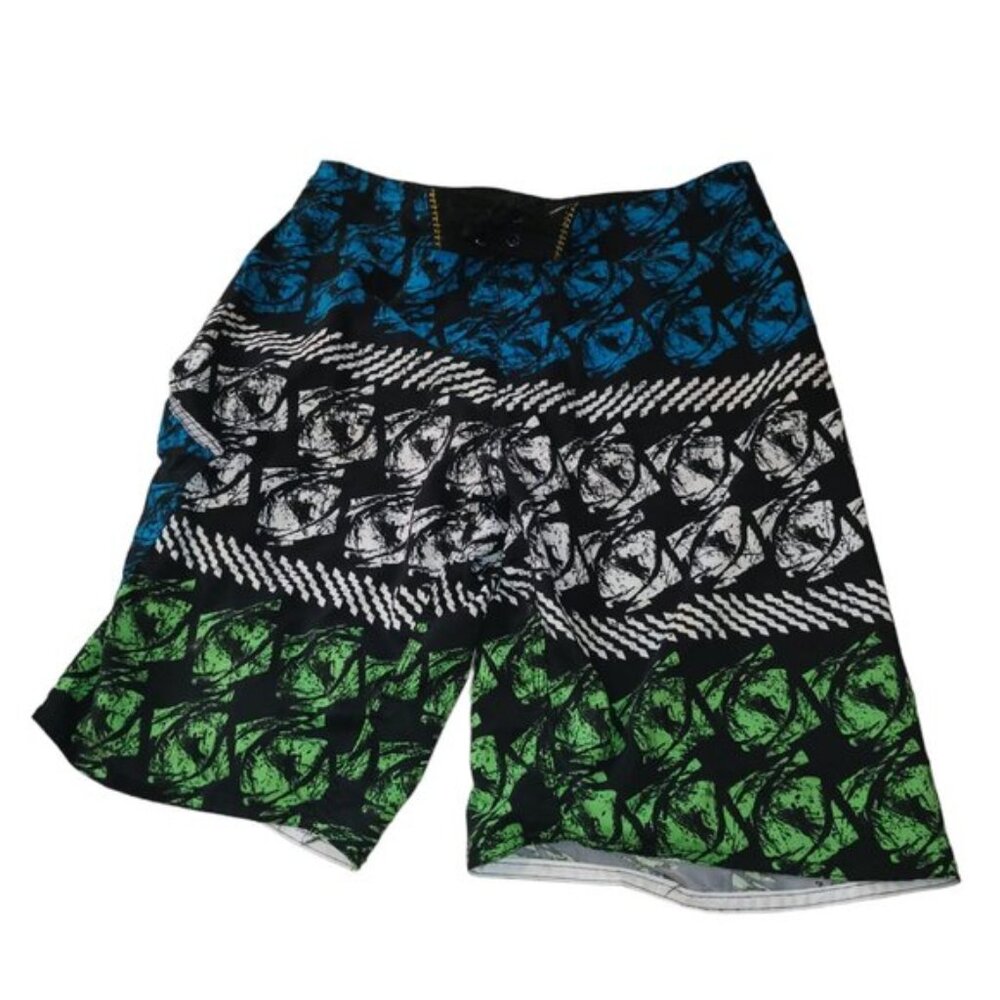 ISLANDHAZE Shorts Men months Size 34 Velcro Drawstring waistline Knee Length, po